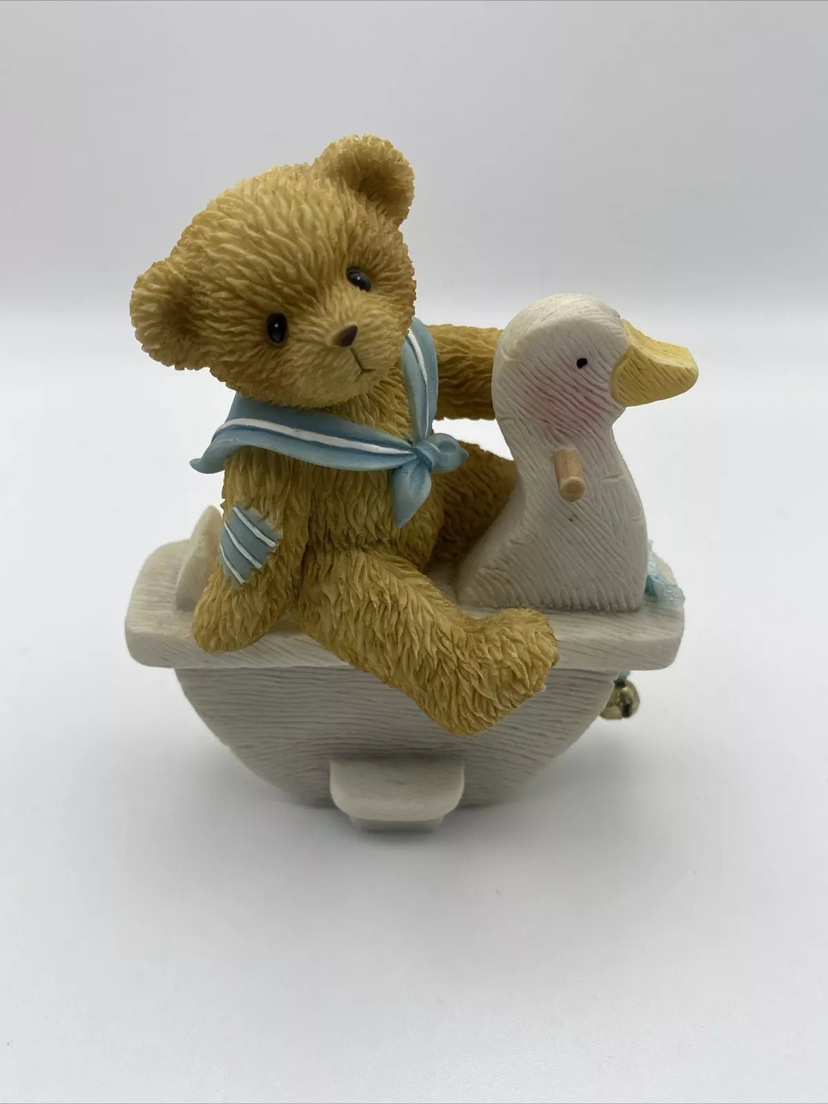 Cherished Teddies: "Welcome To The World" Baby Boy Figurine - Collector Store LLC