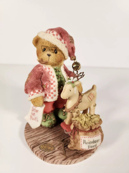 Cherished Teddies: Wendall "Have You Been Naughty Or Nice?" Figurine - Collector Store LLC