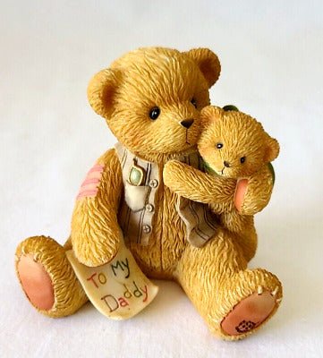 Cherished Teddies: "When I Need A Hug, I Run To Dad!" Figurine - Collector Store LLC