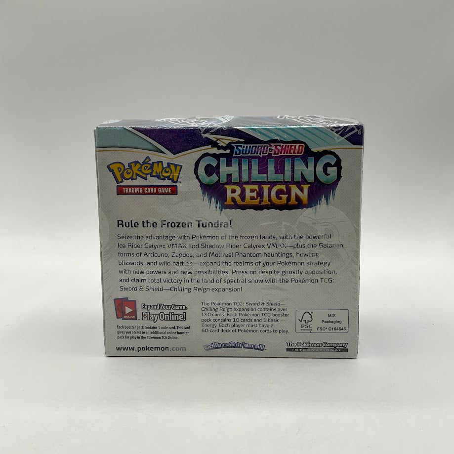 Pokemon: Sword & Shield Chilling Reign Booster Box #1 *See Picture for Condition Pokemon: Sword & Shield Chilling Reign Booster Box #1 *See Picture for Condition