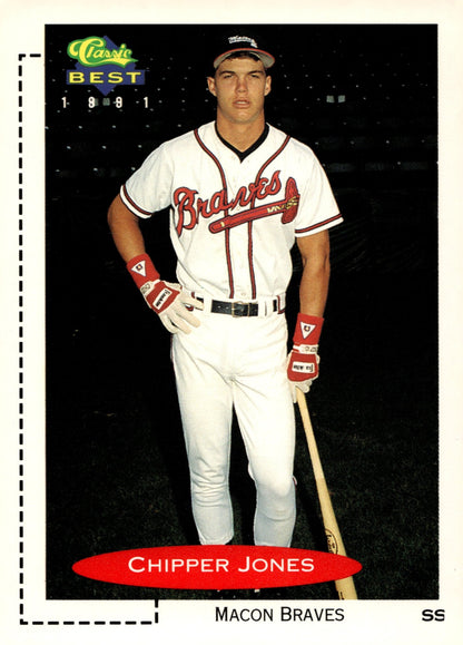 Chipper Jones 1991 Classic Best 268 4 - Collector Store LLC