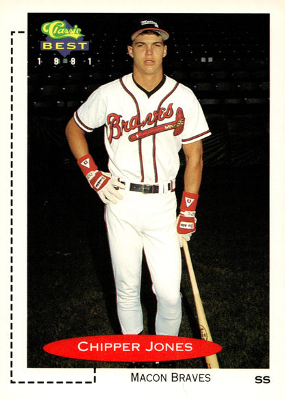 Chipper Jones 1991 Classic Best 268 7 - Collector Store LLC