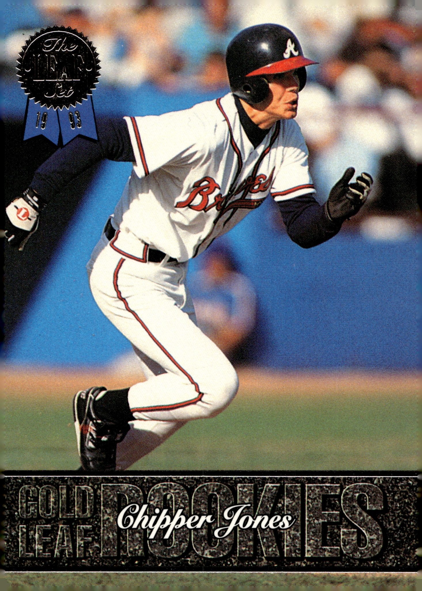 Chipper Jones 1993 Leaf Series 2 Gold Rookies 19 - Collector Store LLC