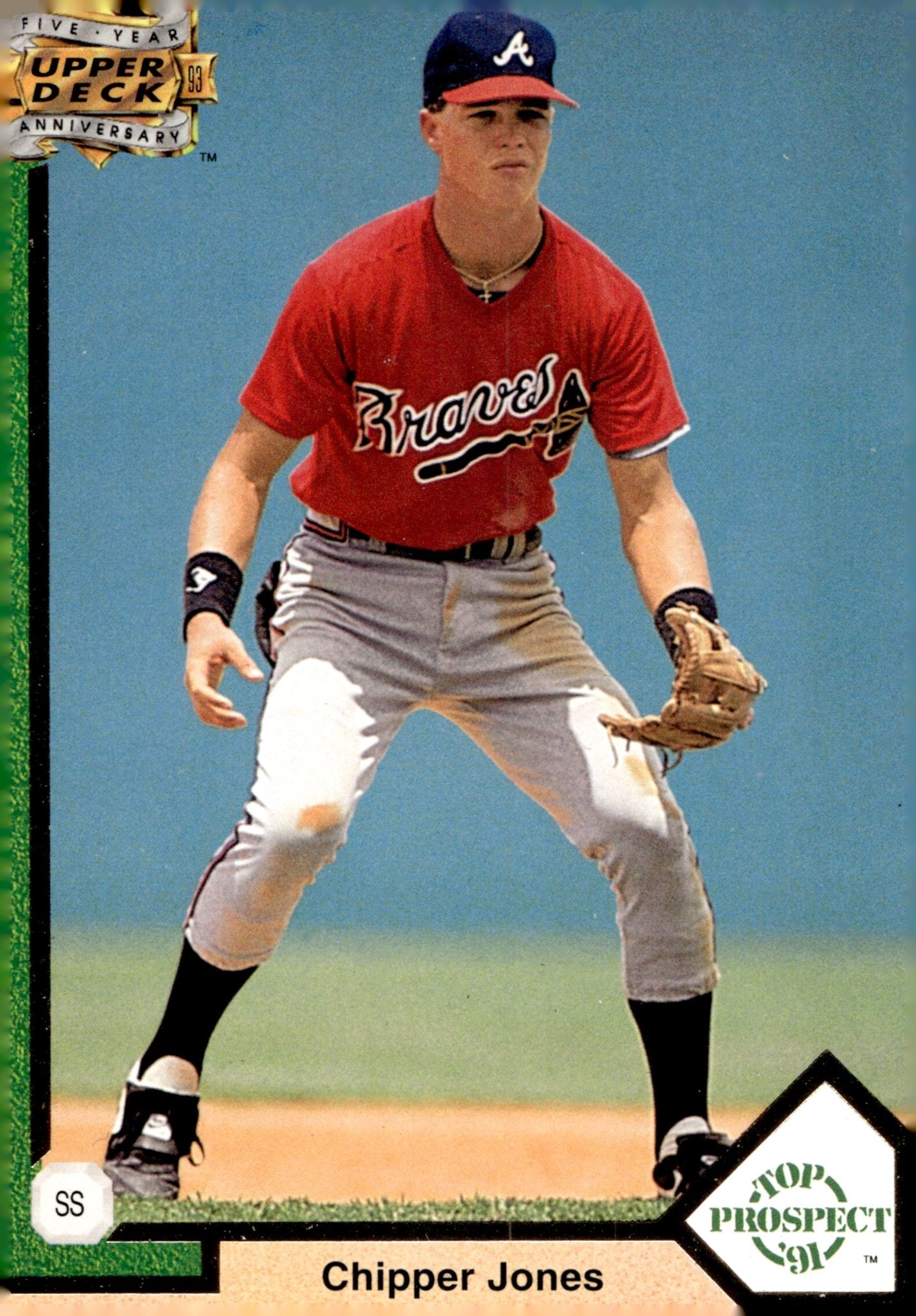 Chipper Jones 1993 Upper Deck Top Prospects #A11 #1 - Collector Store LLC