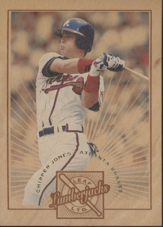 Chipper Jones 1996 Leaf Lumberjacks 4062/5000 #7 - Collector Store LLC