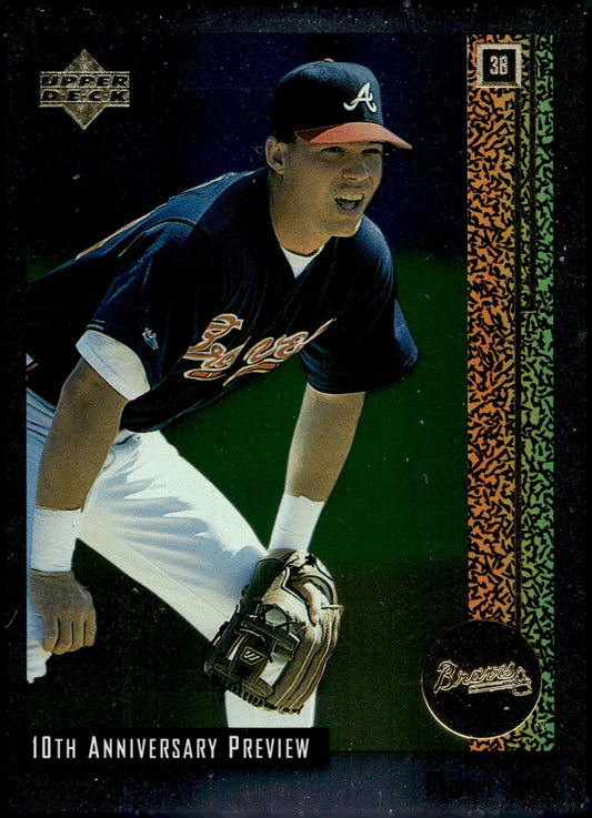 Chipper Jones 1997 Upper Deck 10th Anniversary Preview 36 - Collector Store LLC