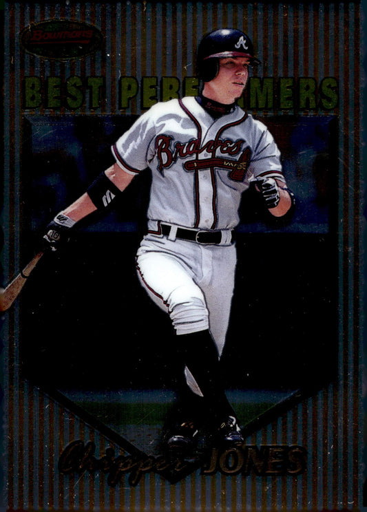 Chipper Jones 1999 Bowman's Best Performers 95 - Collector Store LLC