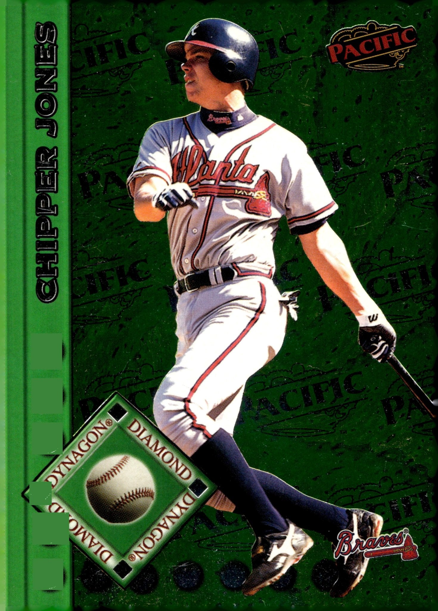 Chipper Jones 1999 Pacific Dynagon Diamond 10 - Collector Store LLC