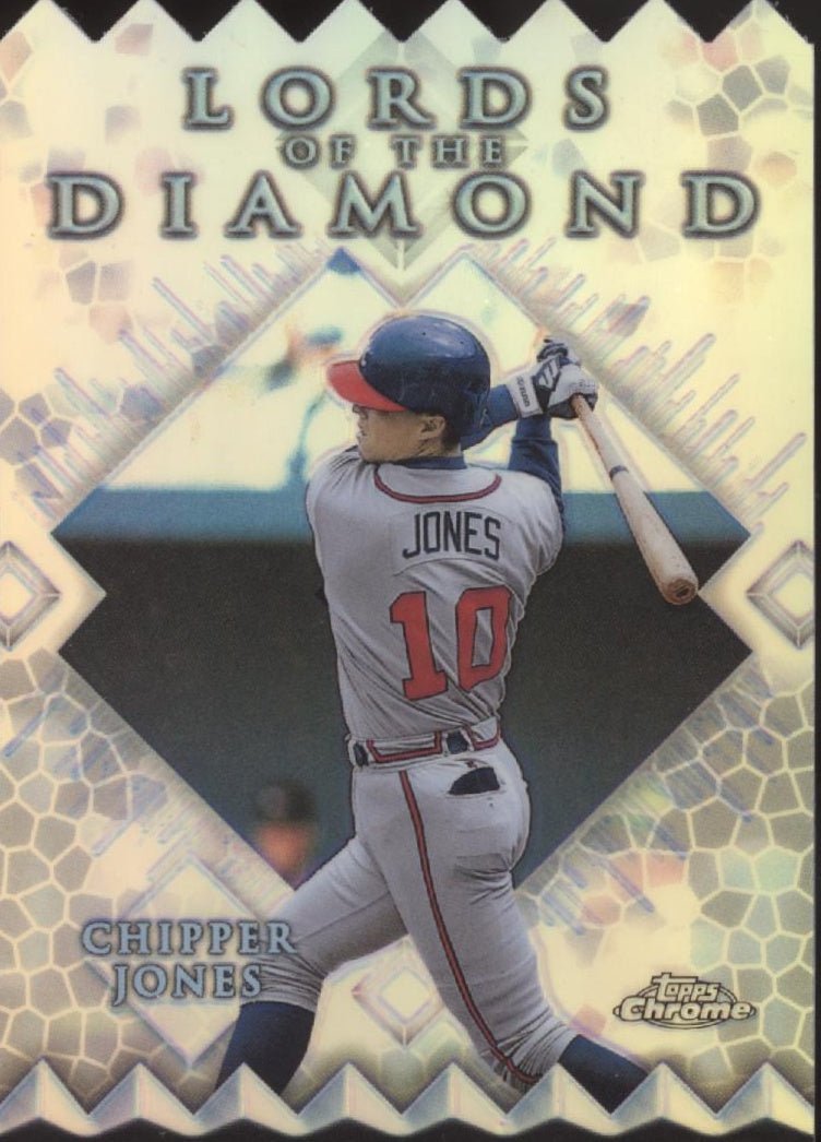 Chipper Jones 1999 Topps Chrome Lords of Diamond Die - Cut Refractor #LD2 - Collector Store LLC