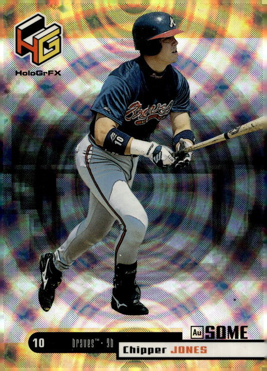 Chipper Jones 1999 Upper Deck HoloGrFX 6 - Collector Store LLC