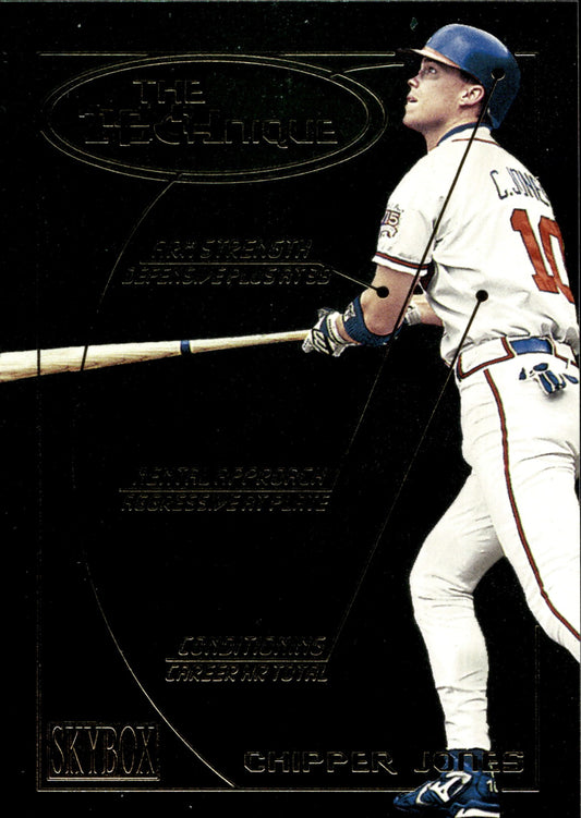 Chipper Jones 2000 Skybox The Technique 12 - Collector Store LLC
