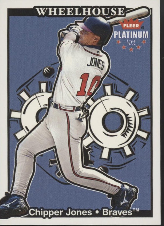 Chipper Jones 2002 Fleer Platinum Wheelhouse #17 #1 - Collector Store LLC