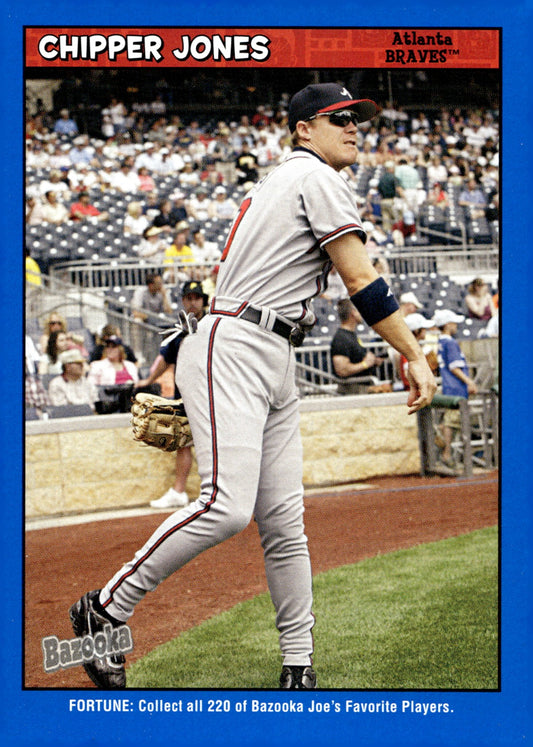 Chipper Jones 2006 Topps Bazooka Blue 90 - Collector Store LLC