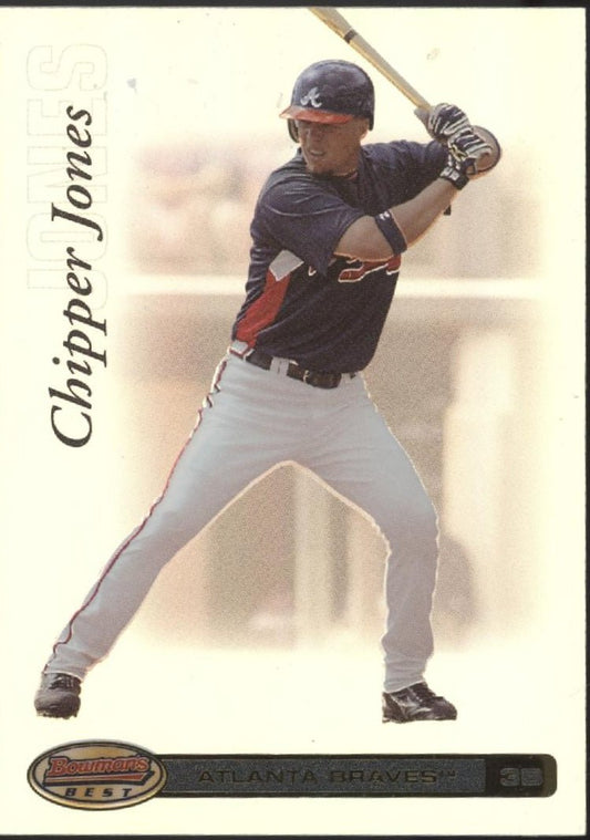 Chipper Jones 2007 Bowman's Best Refractor #20 - Collector Store LLC