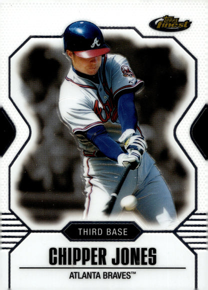 Chipper Jones 2007 Topps Finest 3 - Collector Store LLC