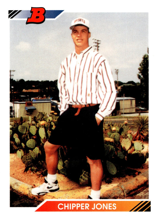 Chipper Jones 2010 Bowman Throwback Reprint BT102 2 - Collector Store LLC
