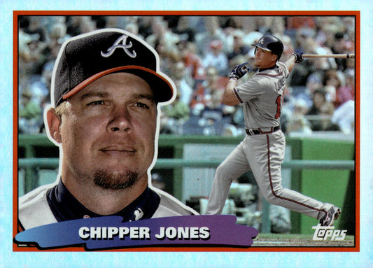 Chipper Jones 2022 Topps Archives Holo 88BF - 6 - Collector Store LLC