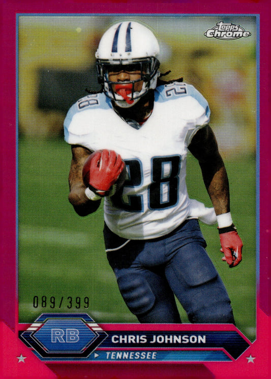 Chris Johnson 2023 Topps Composite Chrome Magenta Refractor 089/299 #37 - Collector Store LLC