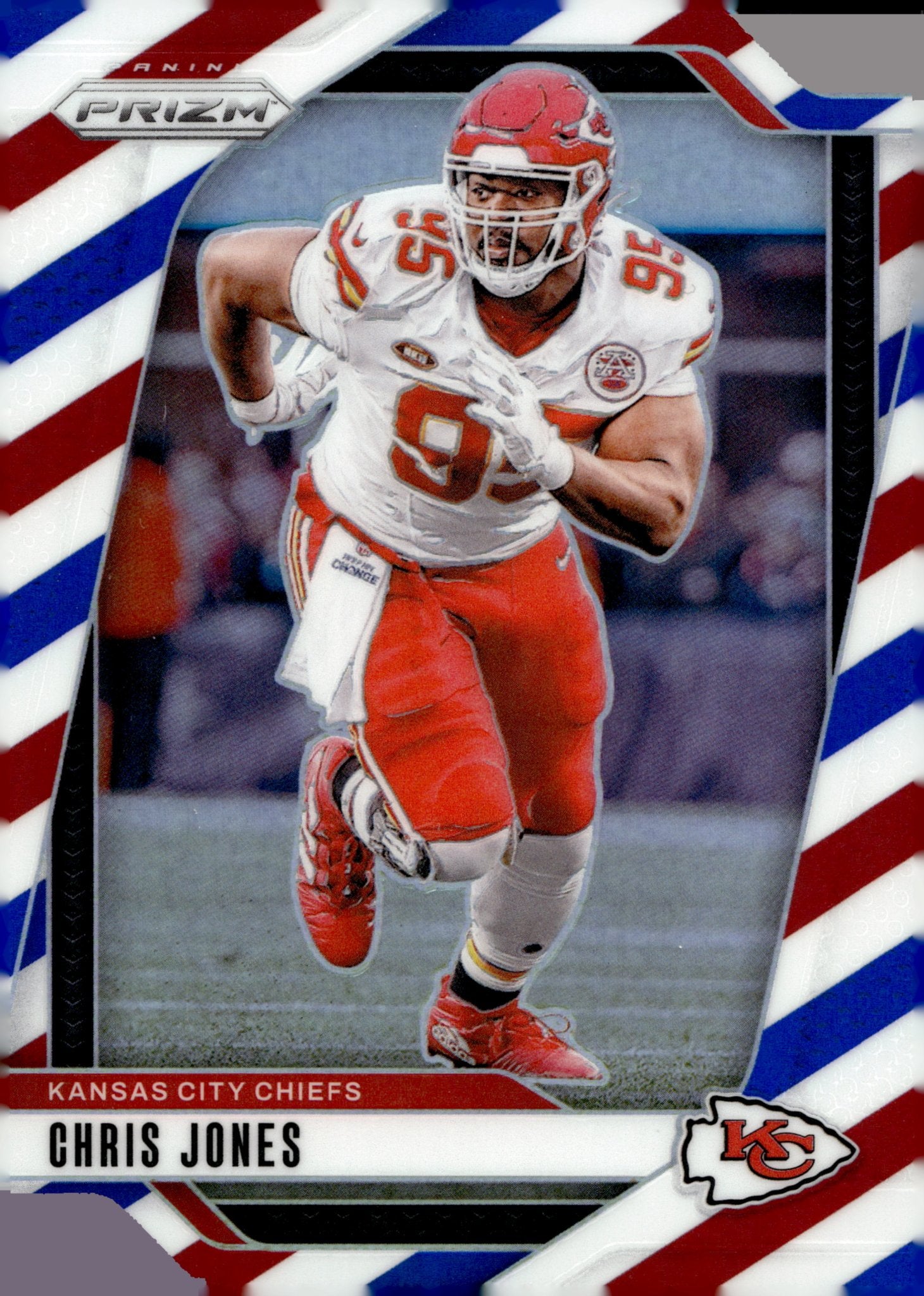 Chris Jones 2024 Panini Prizm Red White & Blue Prizm #143 #1 - Collector Store LLC