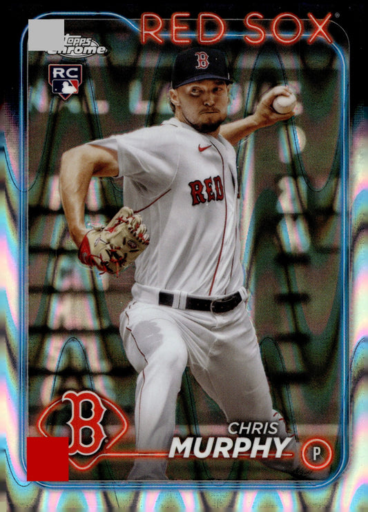 Chris Murphy 2024 Topps Chrome Ray Wave Refractor RC #47 - Collector Store LLC