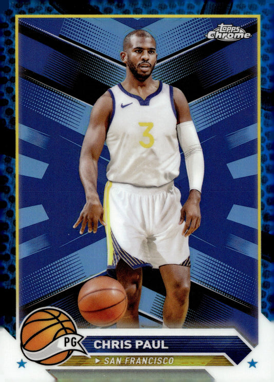 Chris Paul 2024 Topps Chrome Blue Refractor #187 - Collector Store LLC