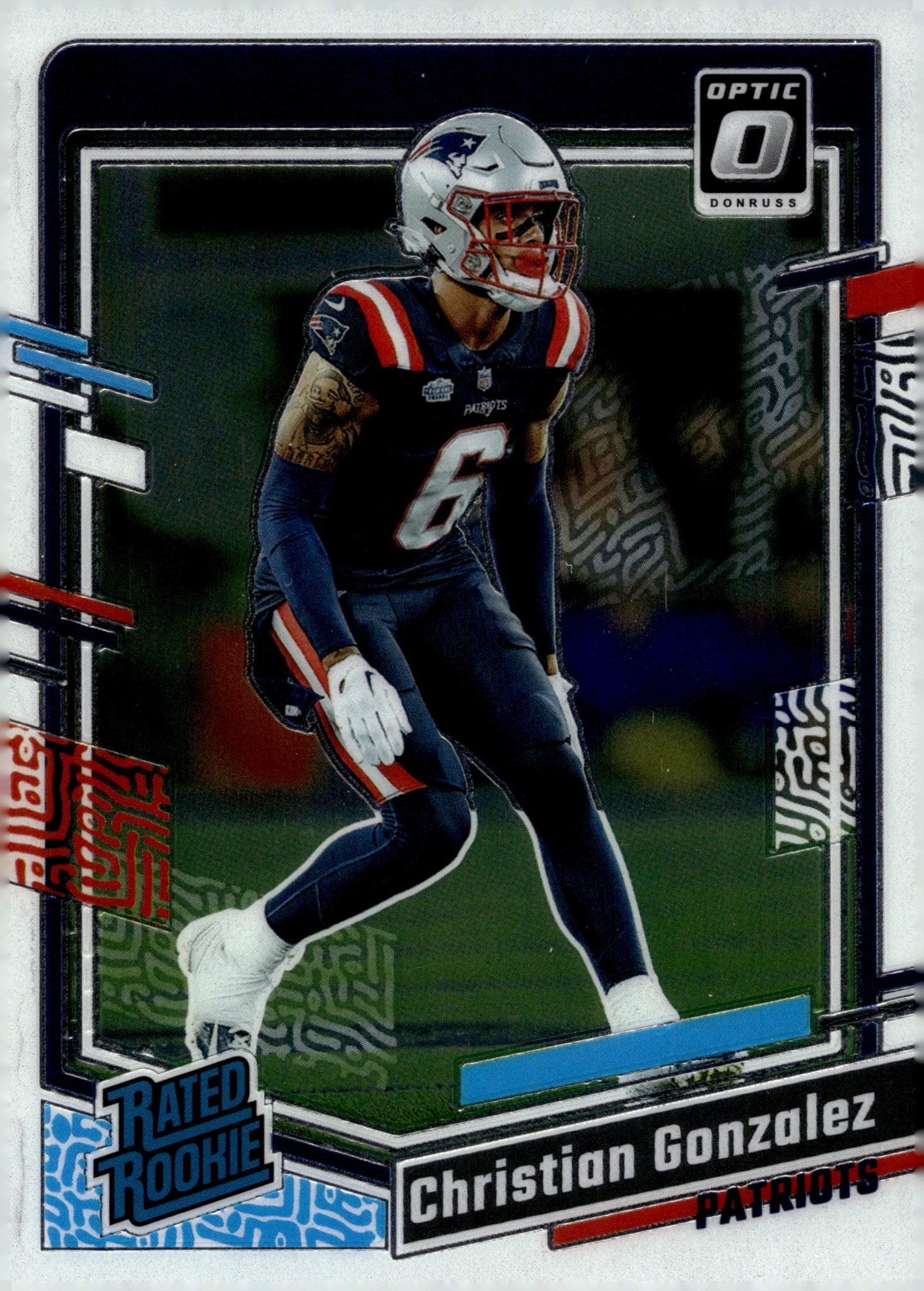 Christian Gonzalez 2023 Panini Donruss Optic Rated Rookie RC #274 - Collector Store LLC
