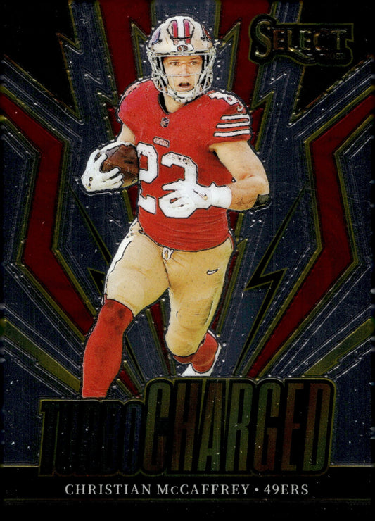 Christian McCaffrey 2023 Panini Select Turbo Charged #TUR - CMC - Collector Store LLC