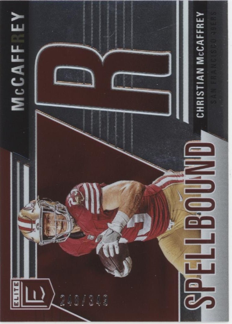 Christian McCaffrey 2024 Panini Donruss Elite Spellbound "R" 248/349 #18 - Collector Store LLC