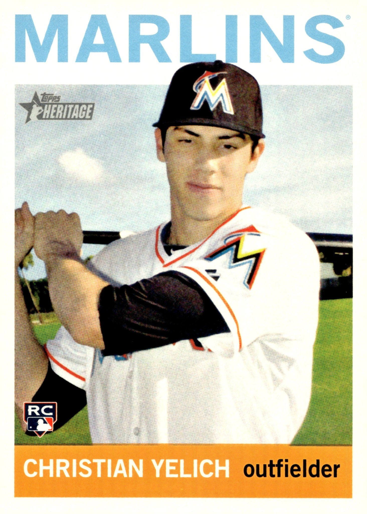 Christian Yelich 2013 Topps Heritage RC #H536 - Collector Store LLC
