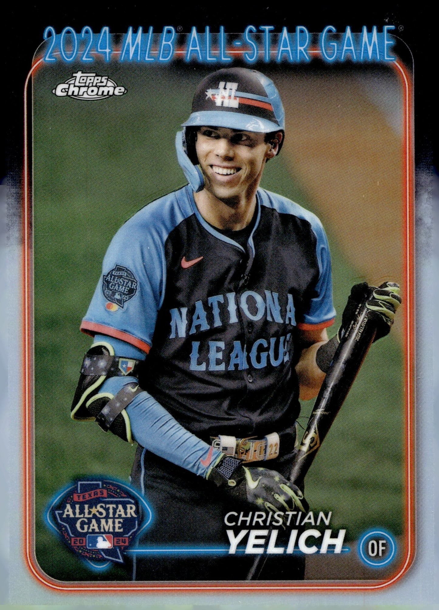 Christian Yelich 2024 Topps Chrome All Star Game Refractor ASGC - 17 - Collector Store LLC