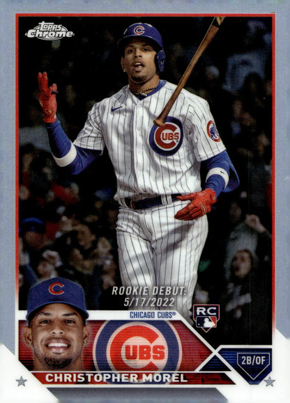 Christopher Morel 2023 Topps Chrome Refractor RC USC106 - Collector Store LLC