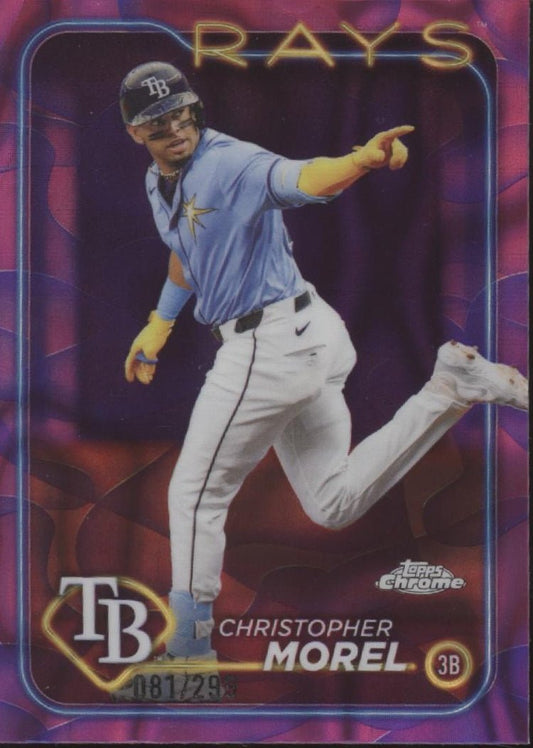 Christopher Morel 2024 Topps Chrome Purple Refractor 081/299 #USC3 - Collector Store LLC