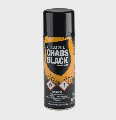 Citadel: Chaos Black Spray Paint - Collector Store LLC