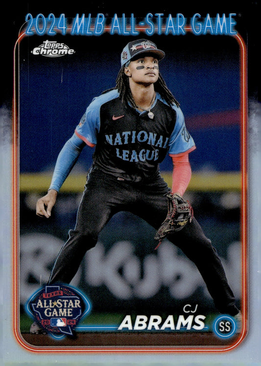 CJ Abrams 2024 Topps Chrome All Star Game Refractor ASGC - 40 2 - Collector Store LLC