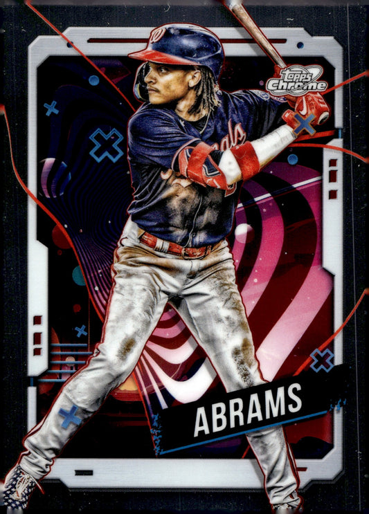 CJ Abrams 2024 Topps Chrome Comic #143 - Collector Store LLC