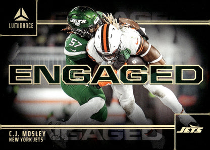 CJ Mosley 2024 Panini Luminance Engaged #ENG - CMY - Collector Store LLC