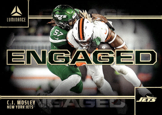 CJ Mosley 2024 Panini Luminance Engaged #ENG - CMY - Collector Store LLC