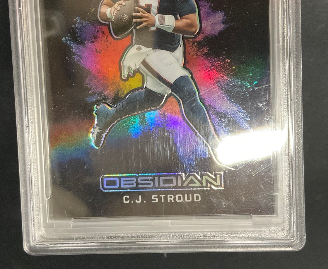 CJ Stroud 2023 Panini Obsidian Black Color Blast RC #16 PSA 10 - Collector Store LLC