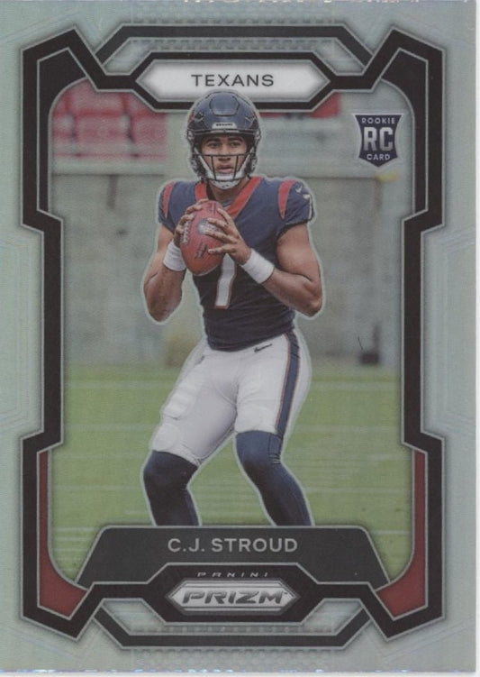 CJ Stroud 2023 Panini Prizm Silver Prizm RC #339 - Collector Store LLC