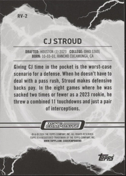CJ Stroud 2023 Topps Composite Resurgence Voltaic RC #RV - 2 - Collector Store LLC