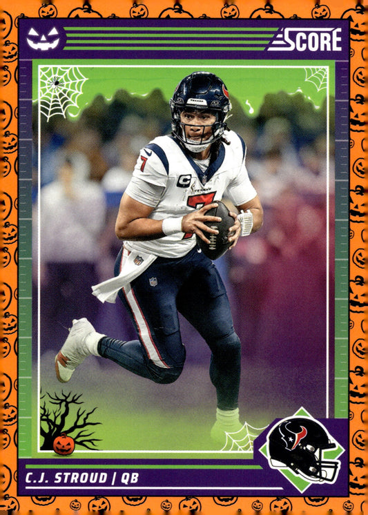 CJ Stroud 2024 Panini Score - a - Treat Jack - O - Lantern RC #109 #1 - Collector Store LLC