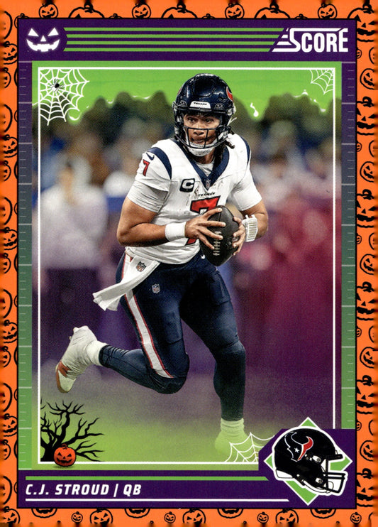 CJ Stroud 2024 Panini Score - a - Treat Jack - O - Lantern RC #109 #2 - Collector Store LLC