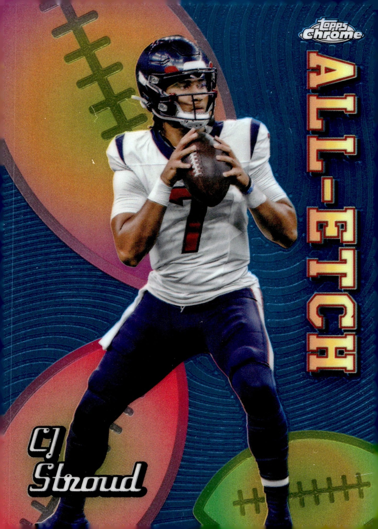 CJ Stroud 2024 Topps Chrome All Etch Blue Refractor #CAE - CS - Collector Store LLC