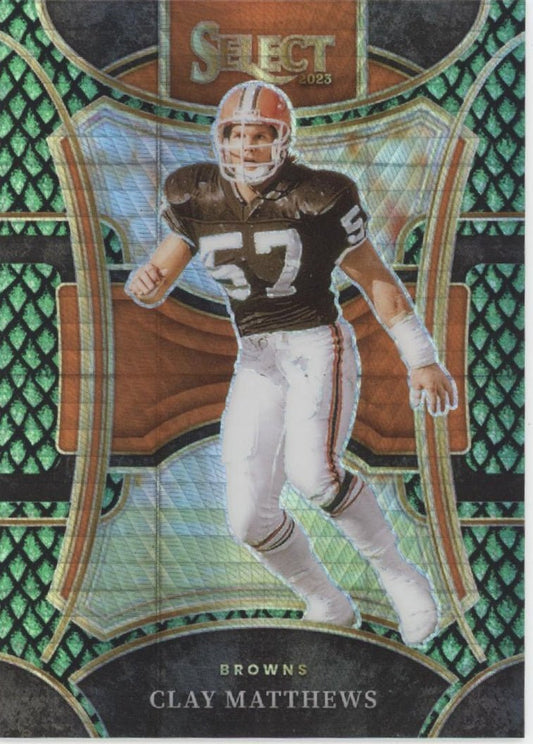 Clay Matthews 2023 Panini Select Dragon Scale Prizm 40/70 #424 - Collector Store LLC