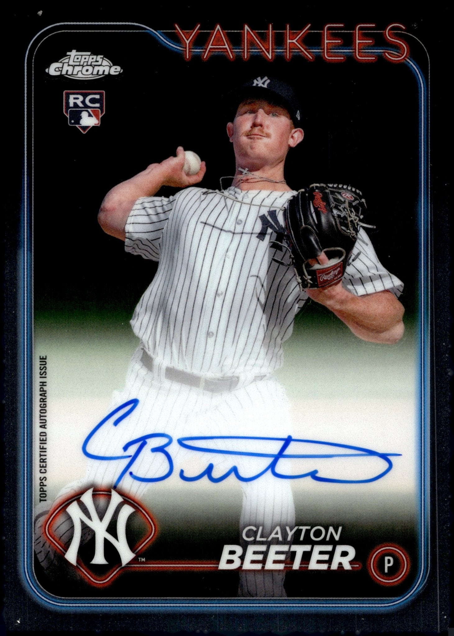 Clayton Beeter 2024 Topps Chrome RC Auto #RA - CBE - Collector Store LLC