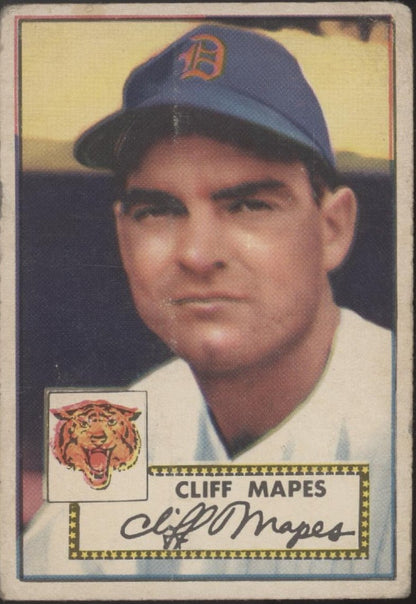 Cliff Mapes 1952 Topps #103 Detroit Tigers GD - Collector Store LLC