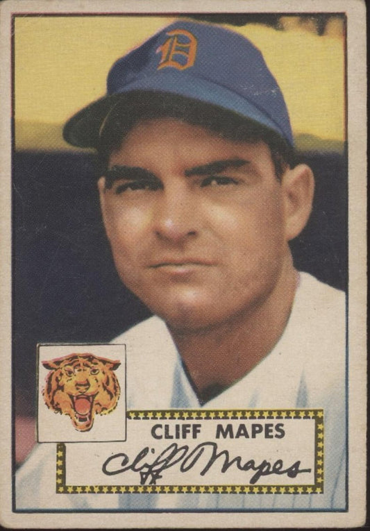 Cliff Mapes 1952 Topps #103 Detroit Tigers VG - Collector Store LLC