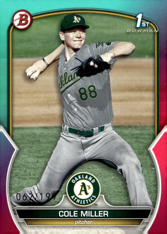 Cole Miller 2023 Bowman Fuschia 062/199 BD - 51 - Collector Store LLC