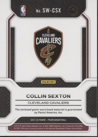 Collin Sexton 2021 - 22 Panini Prizm Sensational Swatches #SW - CSX - Collector Store LLC
