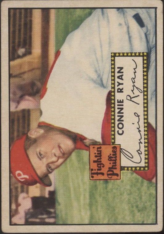 Connie Ryan 1952 Topps #107 Philadelphia Phillies VG - Collector Store LLC